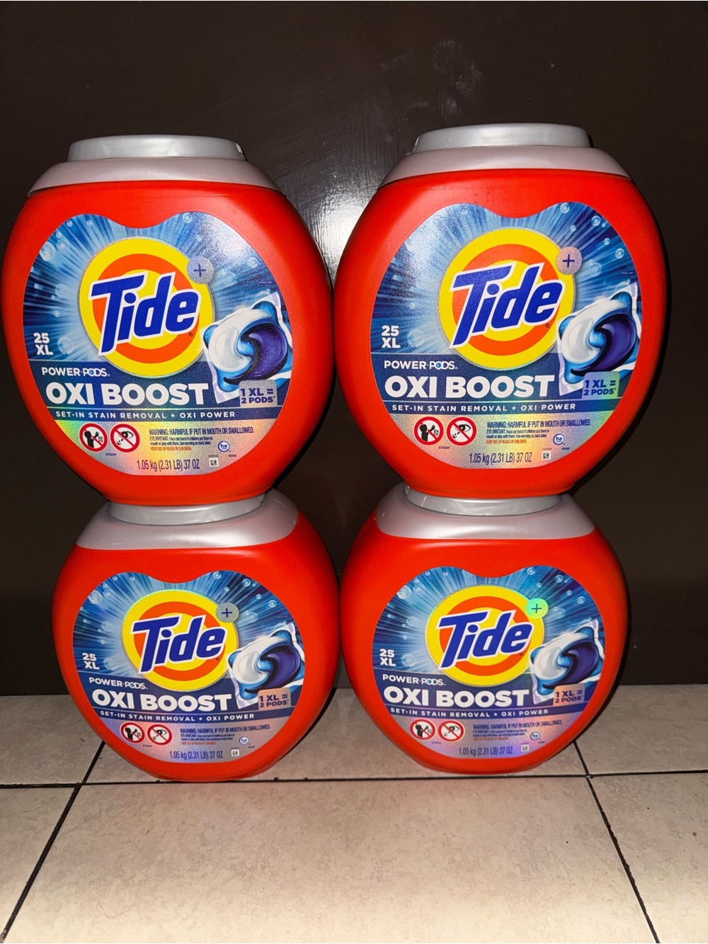 Tide Oxi Boost Power Pods - Bright Orange Packaging $13 EACH